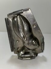 Antique Walter Berlin Germany Easter Bunny Chocolate Mold Hinged 5 Inch picture