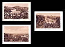 3 printed photos 1930 LA SEINE Paris St Germain en Laye Suresnes Ile de France picture