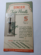 Vintage NOS SInger  Sewing machine 306 twin needle Original 306x 1-3 Size 14 picture