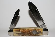 1981 NKCA. Queen 2 Blade Large Equal End Pattern Pocket Knife picture