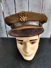 Rare Pre WW2 CCC Civilian Conservation Corps Officers Visor Hat  picture