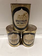 Vintage Sears Spectrum Oil Cans . (2 Full Cans One Empty)  picture