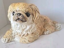 Vintage The Townsends Ceramics Pekingese Dog Puppy Figure, Signed picture
