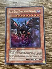 SD1-EN001 1x YUGIOH RED-EYES DARKNESS DRAGON ULTRA RARE 1ST EDITION LP picture