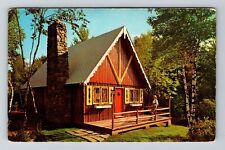 Blakeslee PA-Pennsylvania Boyne Falls Log Homes Antique Vintage Postcard picture