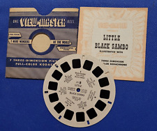Scarce Sawyer's Single view-master Reel FT-8 Little Black Sambo w/booklet picture