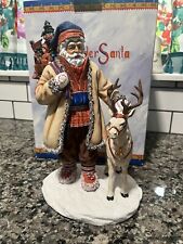 Vintage Pipka Artist Choice Laplander Santa 12in Figurine New In Open Box #405 picture