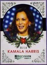 VP Kamala Harris 2020 Decision Direct Emerald Green Foil Holiday ONLY 10 MADE  picture