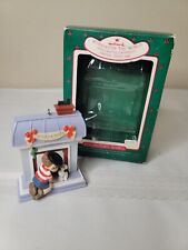 Vintage 1988 hallmark Windows Of The World Christmas ornament with box picture