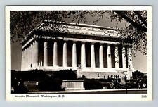RPPC-Washington DC, Lincoln Memorial RPPC Vintage Souvenir Postcard picture