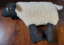 Vintage Handmade Wool Sheep Lamb Plush Figure Primitive Folk Art Farmhouse AS IS picture