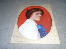 1912 Prudential Girl Calendar Insurance Advertising picture