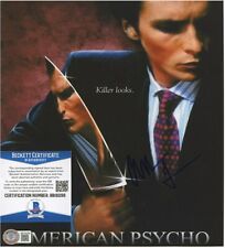 -Christian Bale- AMERICAN PSYCHO Beckett BAS Signed/Autograph 8x10 Movie Photo picture