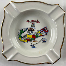 Bermuda Ashtray Weatherby Hanley England Falconware- Porcelain 1975 picture