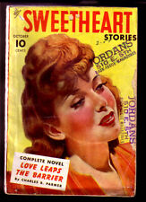 SWEETHEART STORIES 1940 OCT PULP THRILLS DELL VG picture