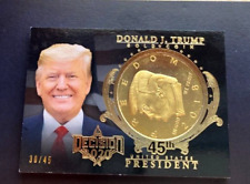 DONALD TRUMP DECISION 2020 SER 2 GOLD PLATED COIN TC9 30/45 2nd AMMENDMENT picture