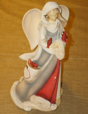 Karen Hahn Foundations Heart of Christmas Angel with Cardinals 4052768 (no box) picture