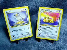 Pokemon Cards Full Set | Mauzi 56/64 & Snobilikat 42/64 | German picture