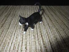 Mojo 2014 BLACK & WHITE CAT Domestic Animal Figure Kitty picture