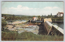 Postcard Scene Woodstock Dam, Cairo, Catskill Mts. Rotograph A128 picture