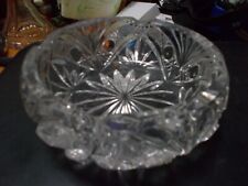 Vintage Heavy Crystal Cigar Ashtray picture