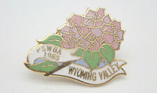 PSWBA Wyoming Valley Flower 1985 Women's Bowling Vintage Lapel Pin picture