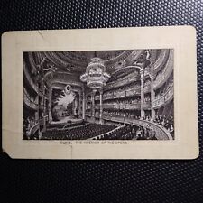 Paris Opera on A The Jersey Coffee View Card from The 1800's. Amazing Detail. picture