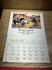1983 Vintage Calendar Seeley’s Garage Hesperia California picture