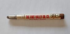 Vtg Advertising Bullet Pencil - Fort Valley Oil Co. Cotton Seed & Fertilizers picture