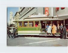 Postcard Cable Car on Turntable San Francisco California USA picture