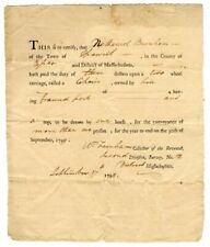 Duty Payment - 1798 - Early Stocks and Bonds picture