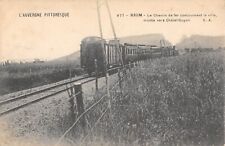 CPA 63 RIOM / THE RAILWAY BYPASSING THE CITY / MOUNT TO CHATILLON picture