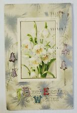Best Easter Wishes - Postcard Posted 3/25/1910 - Ben Franklin Stamp picture