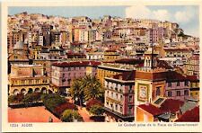 Postcard Algiers Algeria, Casbah and Government Offices French picture