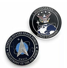 United States Space Force Logo Silver Challenge Coin US Command - USA Seller picture