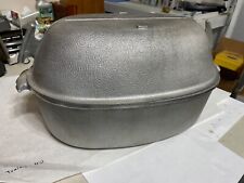 Vintage Guardian Service Ware Large Oval Roaster w/ Serving Tray Lid 1950” picture