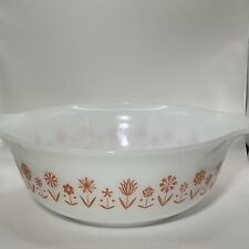 HTF Glasbake J-2357  Spring Garden  Salad/ Mixing Bowl 4qt Excellent RARE picture
