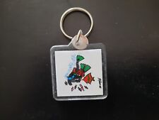 Kliban Cat Key Chain Acrylic Scuba Diving Snorkeling Vintage Gift Creations picture
