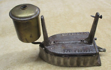 ANTIQUE Gas Sad Iron-The Monitor-Primitive-Ohio-Patent April 14 1903   XMAS picture