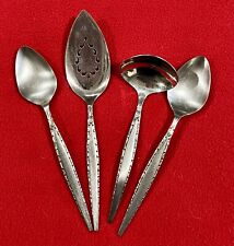 VTG. Oneida VENETIA 4 Piece Serving Set ~ Stainless ~ DISCONTINUED 1968-1988 picture