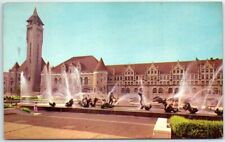 Postcard - St. Louis Union Station Facing Aloe Plaza - St. Louis, Missouri picture