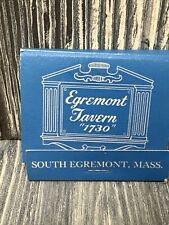 Vintage Egremont Tavern 1730 South Egremont MA Matchbook Advertisement picture