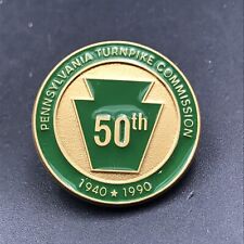VTG 1990 Pennsylvania Turnpike Commission Railroad PRR 50th Anniversary Pin 1