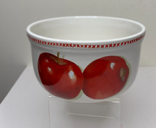 Vintage Hallmark Jan Karon Mitford Ceramic Bowl of Apples 4