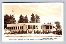 Ottawa ON-Ontario Canada RPPC Stewart's Valley Restaurant Vintage c1950 Postcard picture