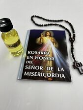 Aceite devocionario Olor A Nardo Con Libro Y Rosario a  Señor De La Misericordia picture
