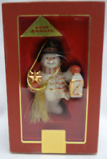 Lenox Starlight Snowman Annual Christmas Ornament 2006 Boxed, Stars & Lantern picture