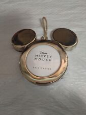 Disney Pottery Barn MICKEY MOUSE Shaped Silver Tone Picture Frame Ornament  picture