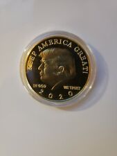 Donald J Trump 2020 Keep America Great Commander In Chief Gold Challenge Coin EN picture