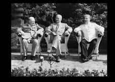 Harry Truman Joseph Stalin Winston Churchill PHOTO After the War GERMANY 1945 picture